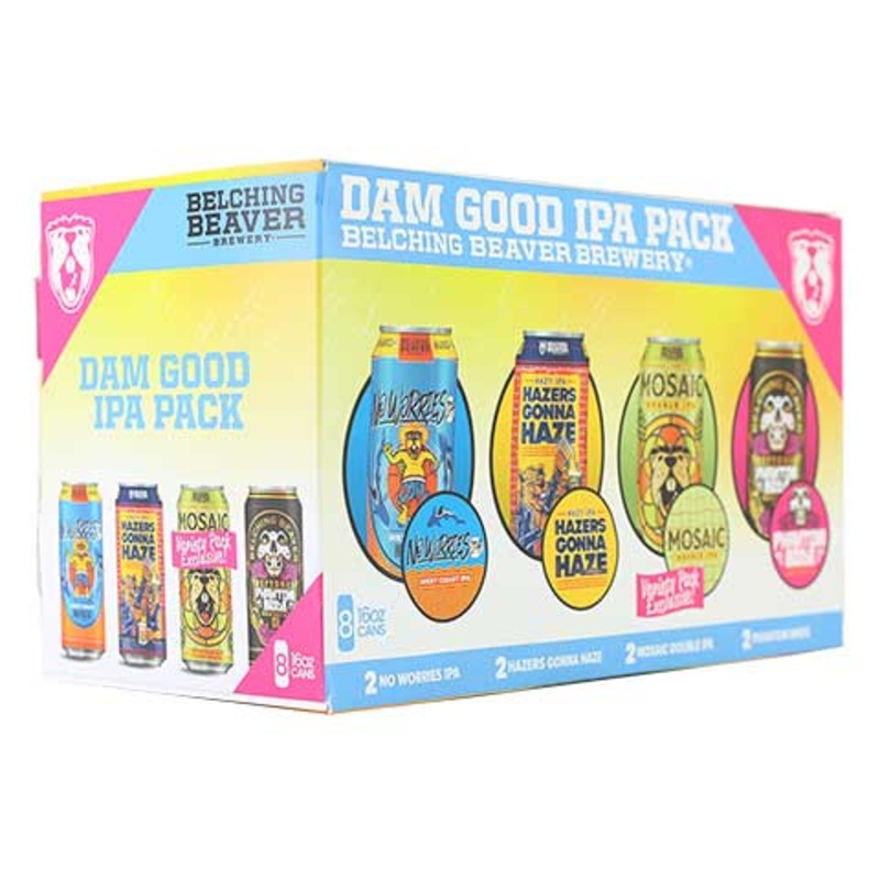 Belching Beaver Variety Dam Good IPA 8-Pack 8PK 16OZ CAN