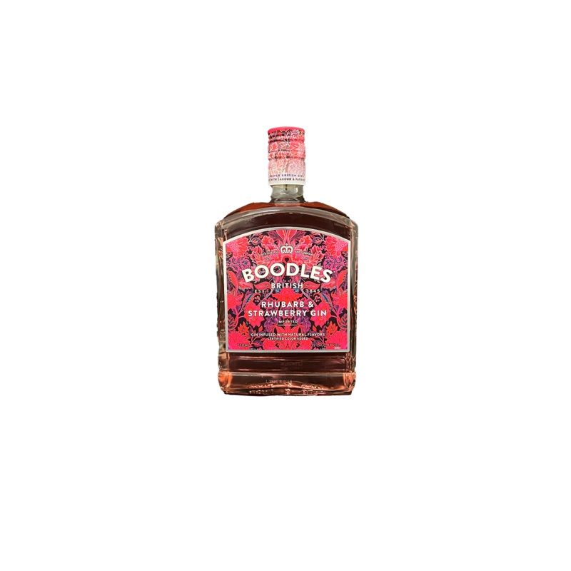 Boodles Rhubarb & Strawberry Gin 750ML