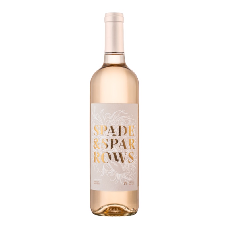 SPADE & SPARROWS PINOT GRIGIO CALIFORNIA 750ML 750ML