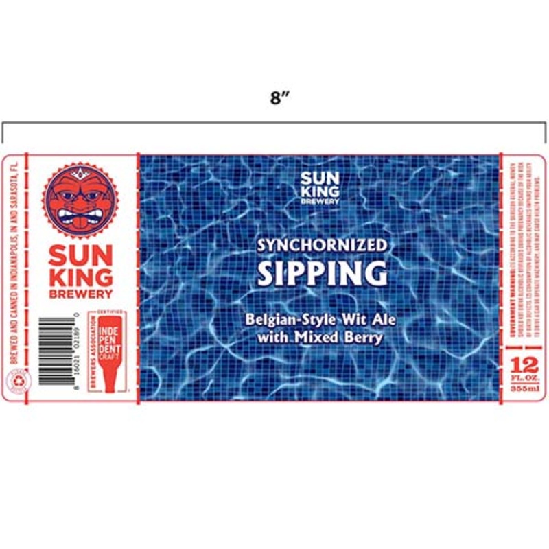 Sun King Synchronized Sipping Belgian Wit Ale 12OZ SINGLE CAN