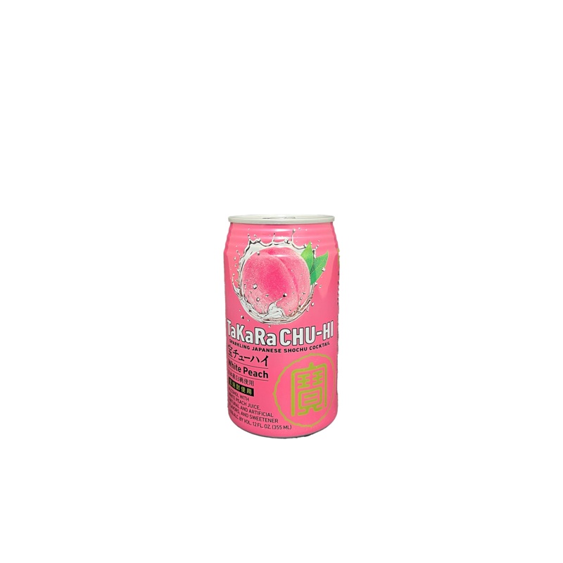 TaKaRa CHU-HI Sparkling White Peach Cocktail 355ML