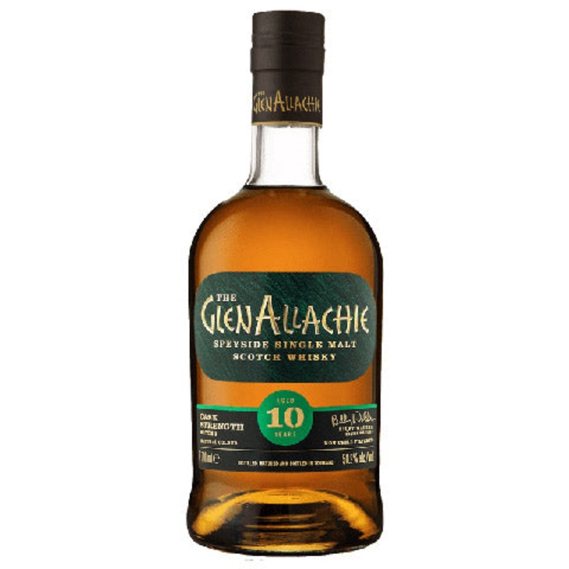 The GlenAllachie 10 Year Old Cask Strength Speyside Single Malt Scotch Whisky 700ML BTL