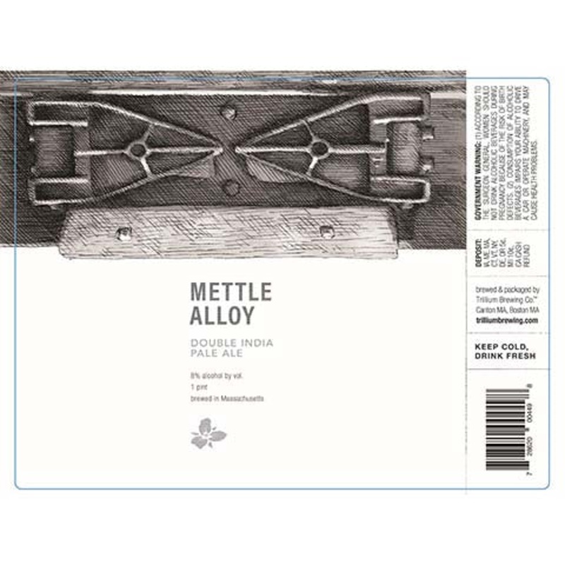 Trillium Mettle Alloy DIPA 16OZ SINGLE CAN