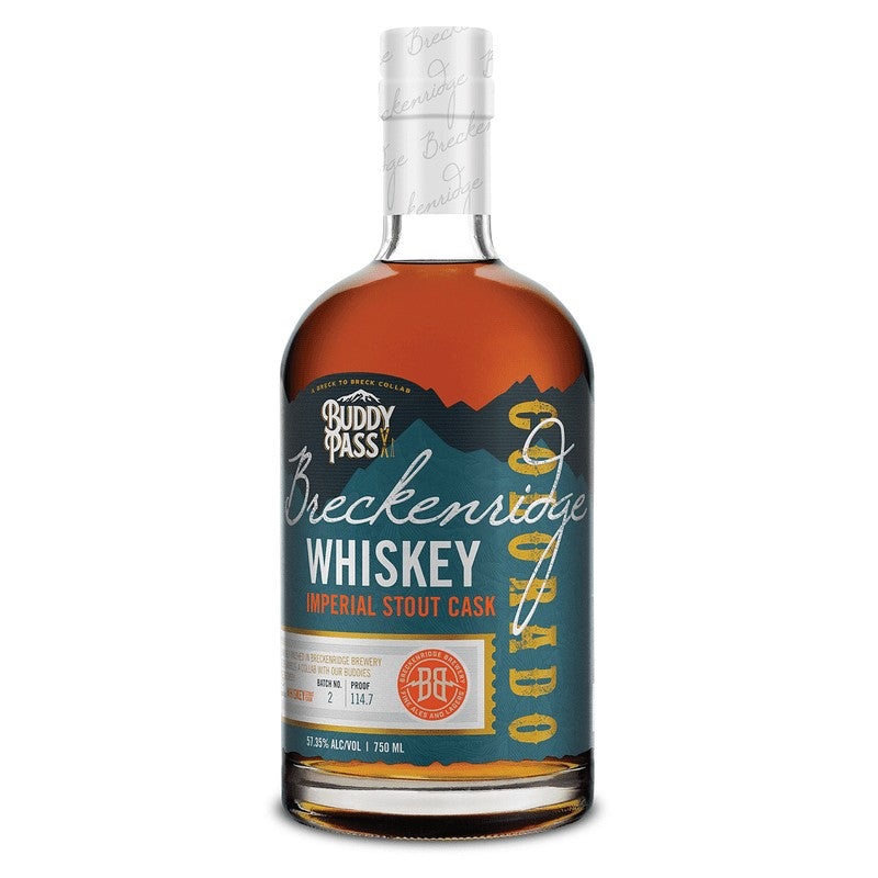 Breckenridge ‘Buddy Pass’ Imperial Stout Cask Finished Bourbon Whiskey 750ML BTL
