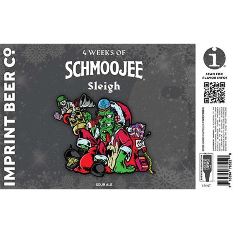 Imprint 4 Weeks Of Schmoojee Sleigh Sour 16OZ SINGLE CAN