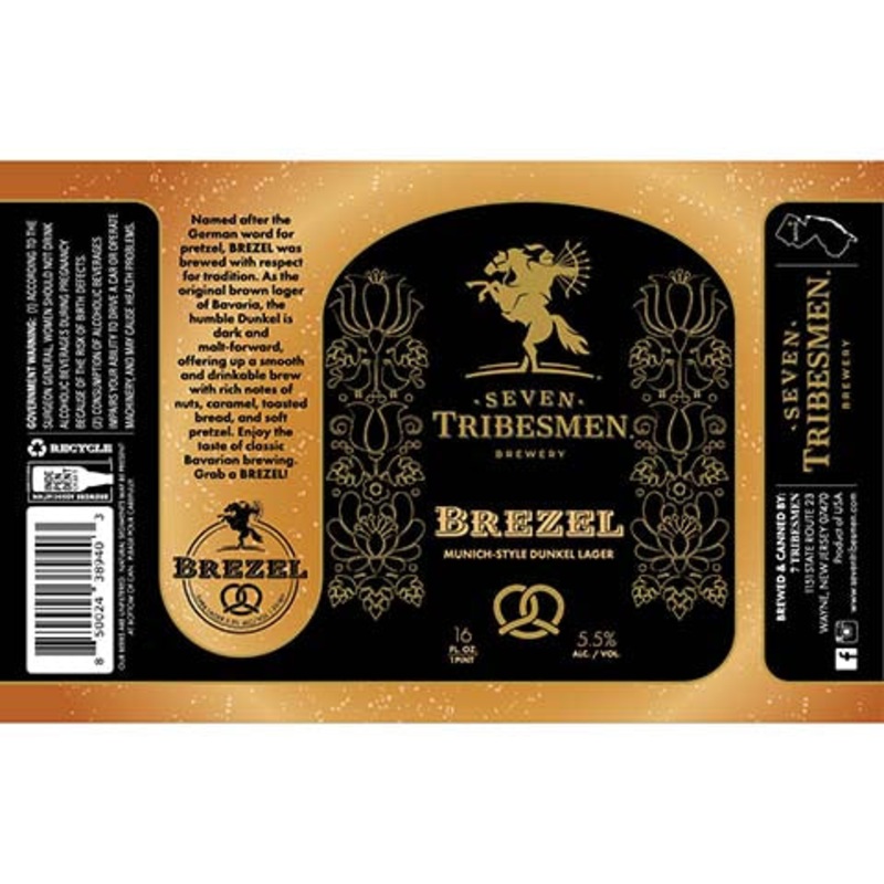 Seven Tribesmen Brezel Dunkel Lager 16OZ SINGLE CAN