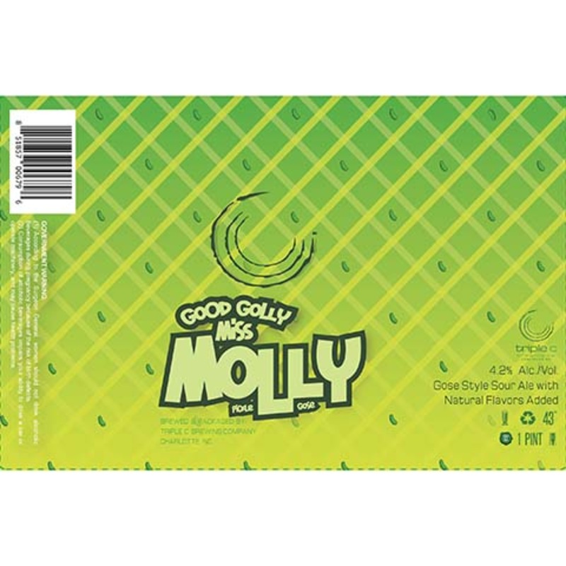 Triple C Good Golly Miss Molly Pickle Gose 16OZ SINGLE CAN