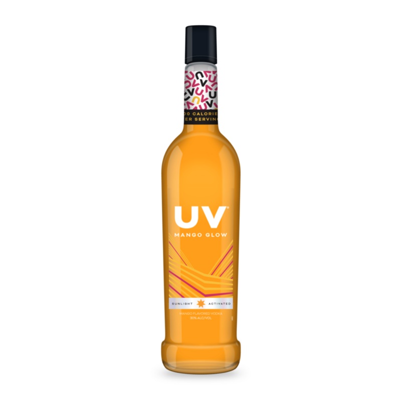 UV MANGO FLAVORED VODKA GLOW 60 750ML 750ML