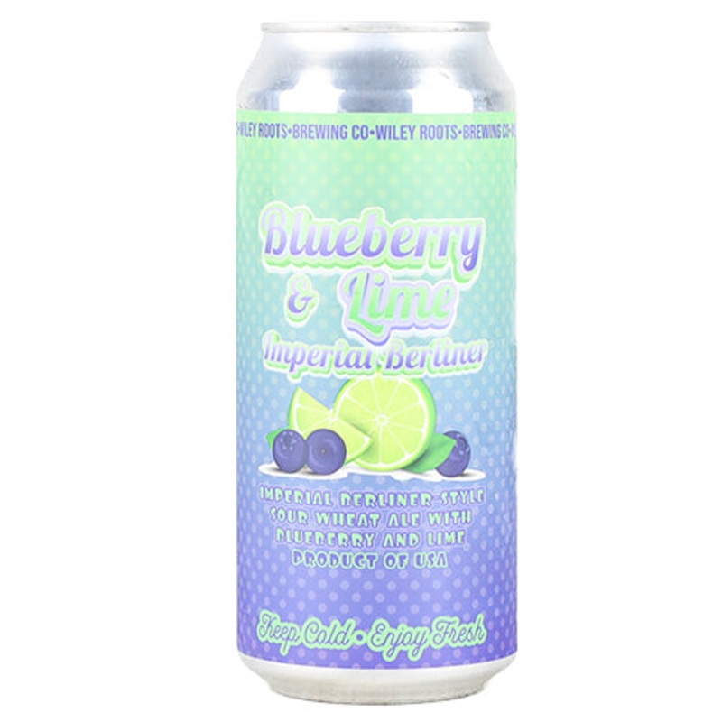 Wiley Roots Blueberry Lime Imperial Berliner Sour 16OZ SINGLE CAN
