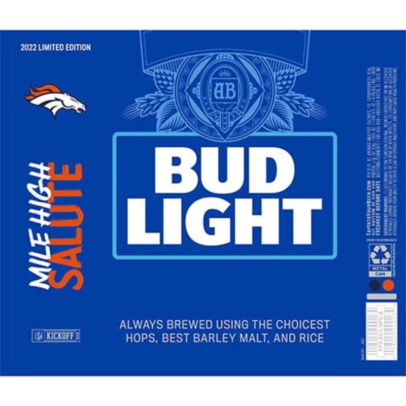 Bud Light Mile High Salute 12OZ SINGLE CAN