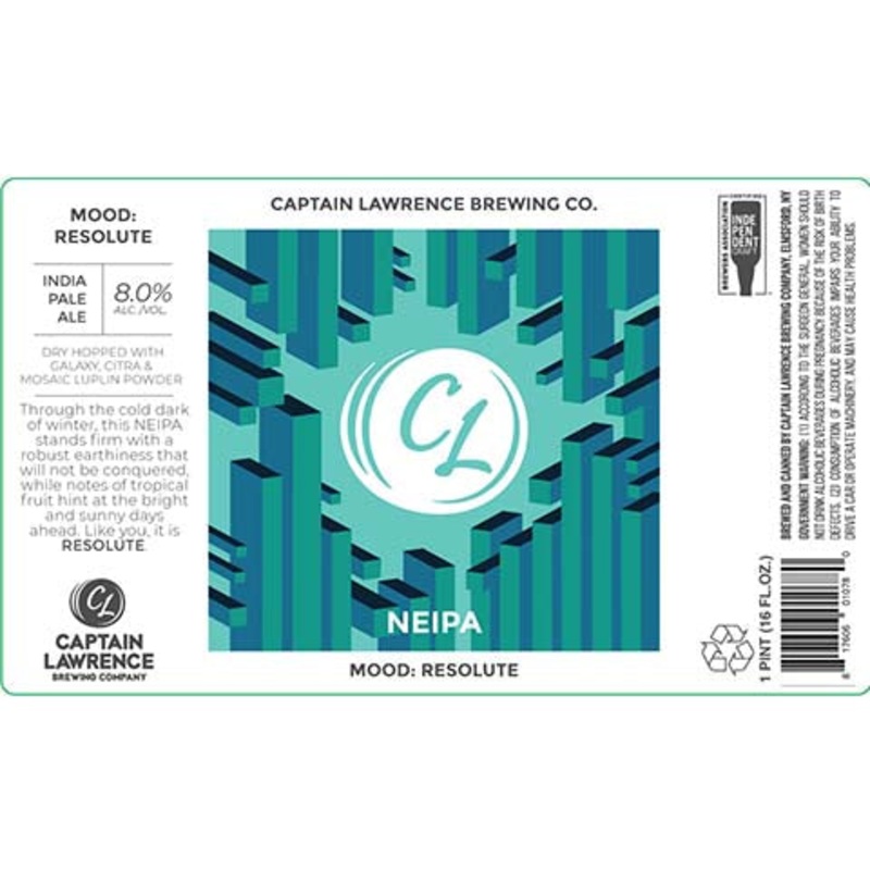 Captain Lawrence Mood: Resolute NEIPA 16OZ SINGLE CAN