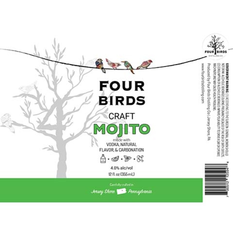 Four Birds Craft Mojito 12OZ SINGLE CAN