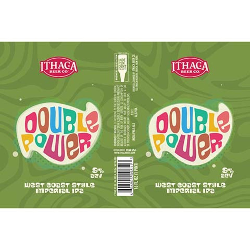 Ithaca Double Power Imperial IPA 16OZ SINGLE CAN