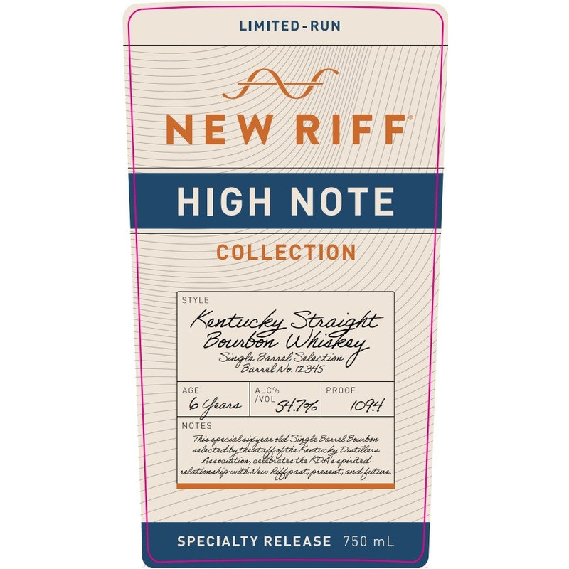 New Riff High Note Collection Kentucky Straight Bourbon Whiskey