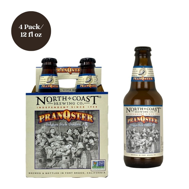 North Coast PranQster Belgian Ale Beer 4pk 12 fl oz Cans
