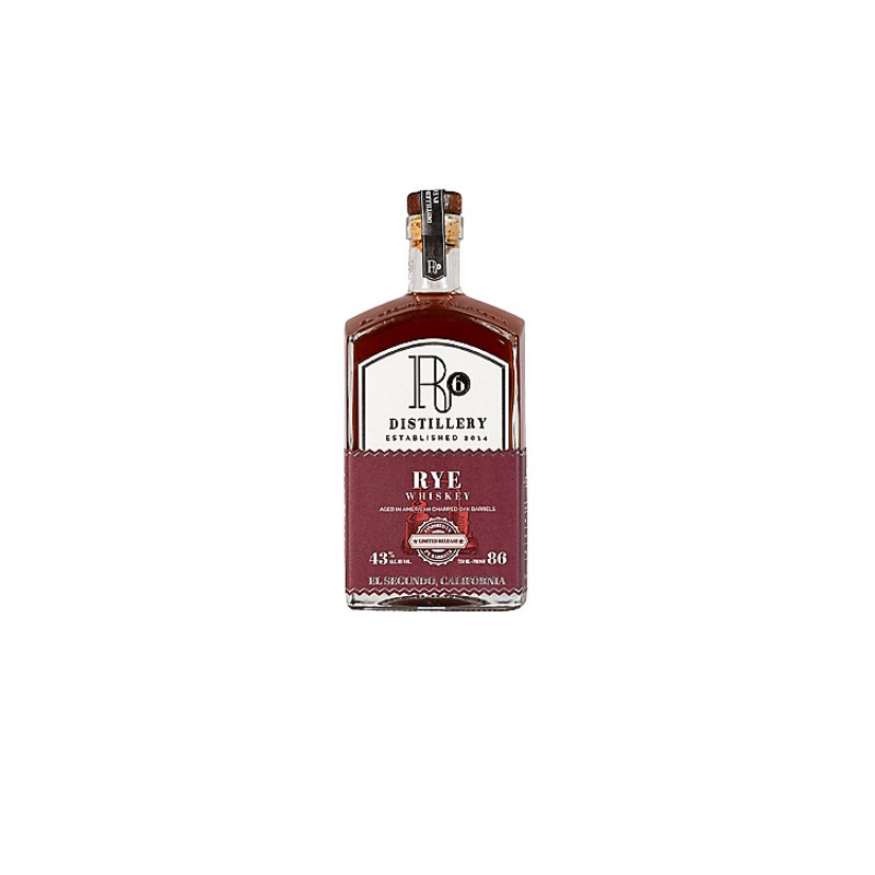 R6 DISTILLERY STRAIGHT RYE WHISKEY AGED IN PX BARRELS 4 YR 86 LIMITED EDITION 750ML 750ML