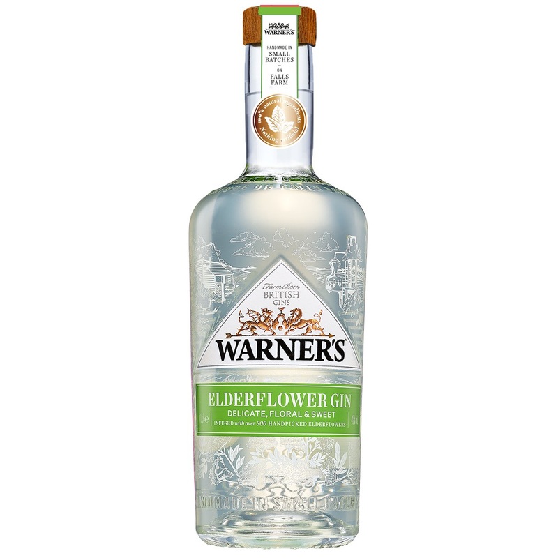 Warner’s ELDERFLOWER GIN 750ml