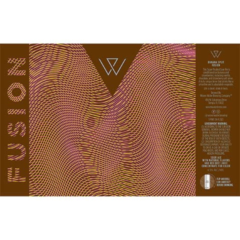 Woven Water Banana Split Fusion Sour Ale 16OZ SINGLE CAN