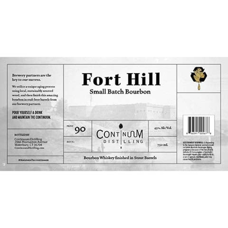 Continuum Fort Hill Bourbon Whiskey 750ML BTL