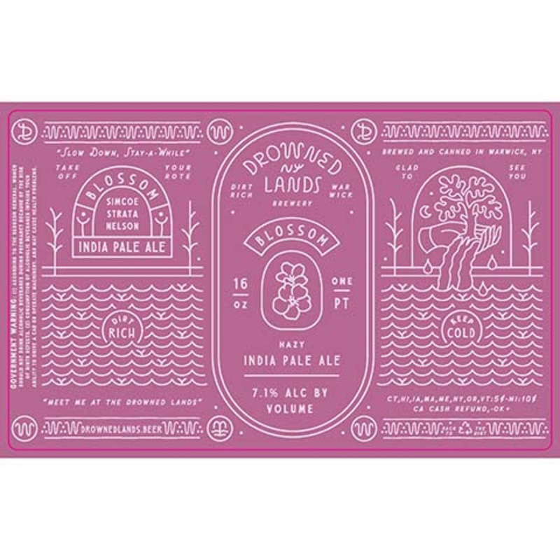 Drowned Lands Blossom Hazy IPA 16OZ SINGLE CAN