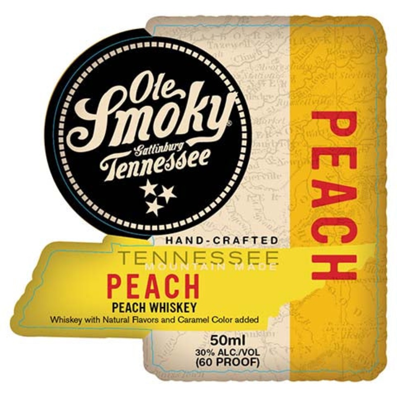 Ole Smoky Peach Whiskey 50ML BTL