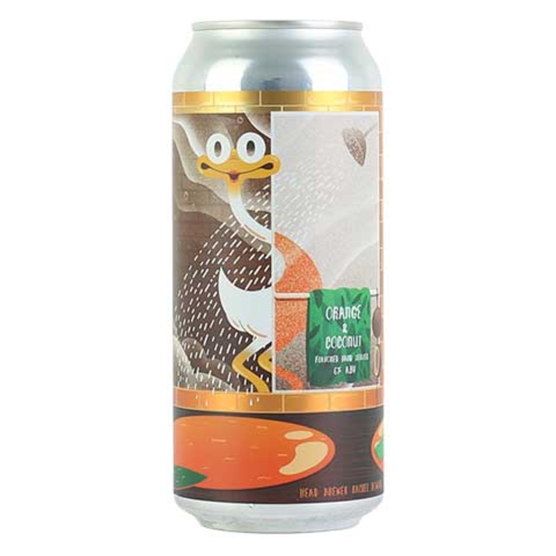 Oozlefinch N00d W00ter Orange & Coconut Seltzer 16OZ SINGLE CAN