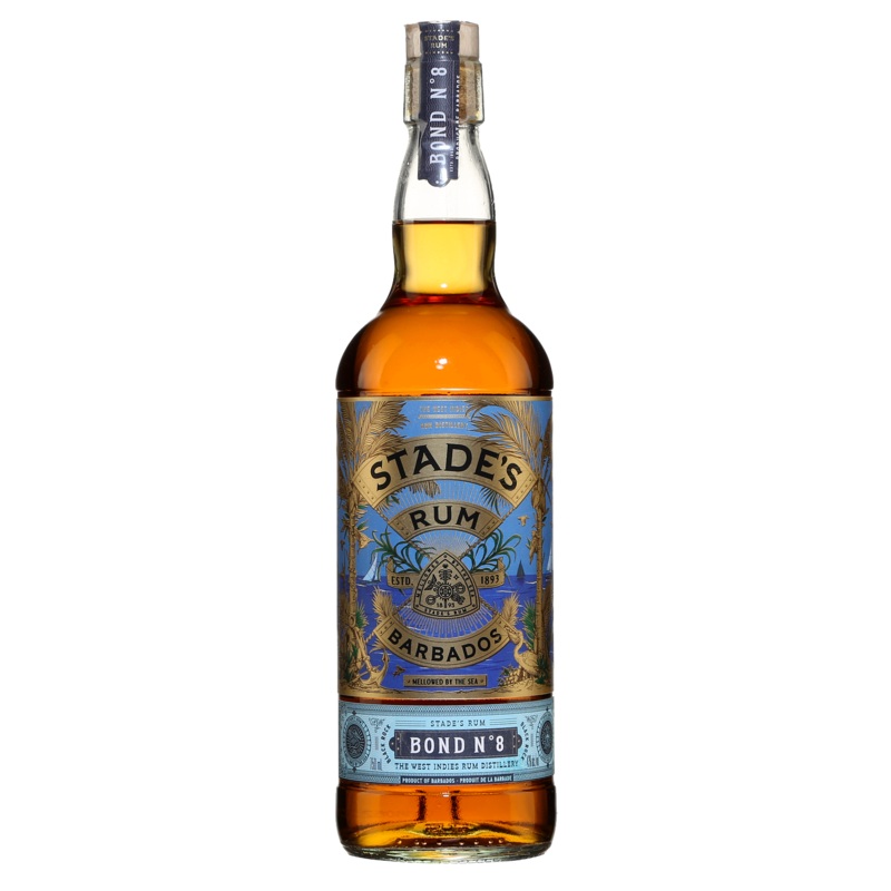STADES RUM BOND NO 8 BARBADOS AMBER RUM 750ML @ Sage Hill [1049267] 750 ml