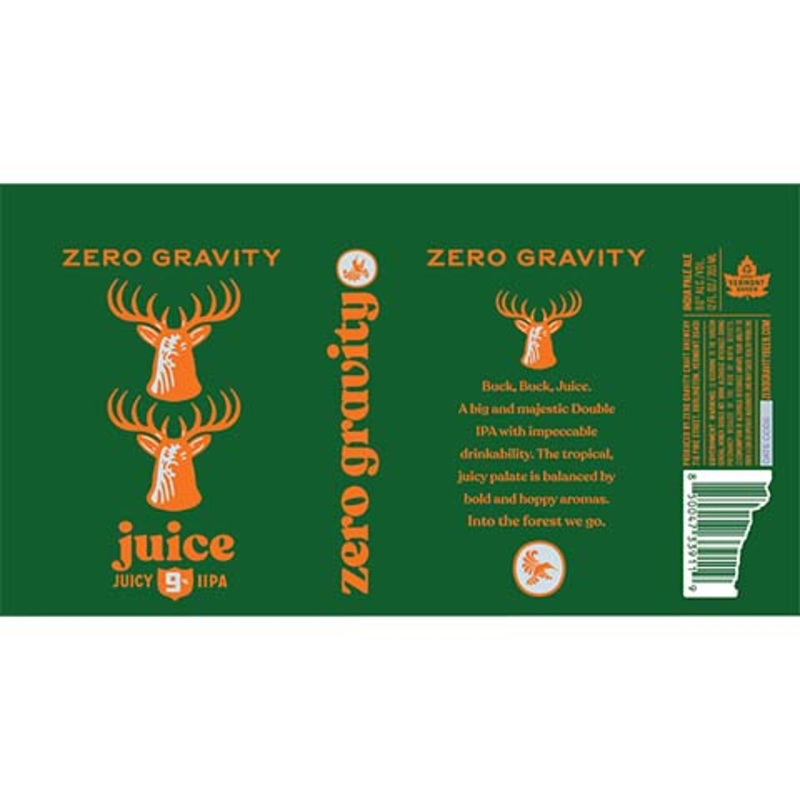 Zero Gravity Juice IIPA 12OZ SINGLE CAN