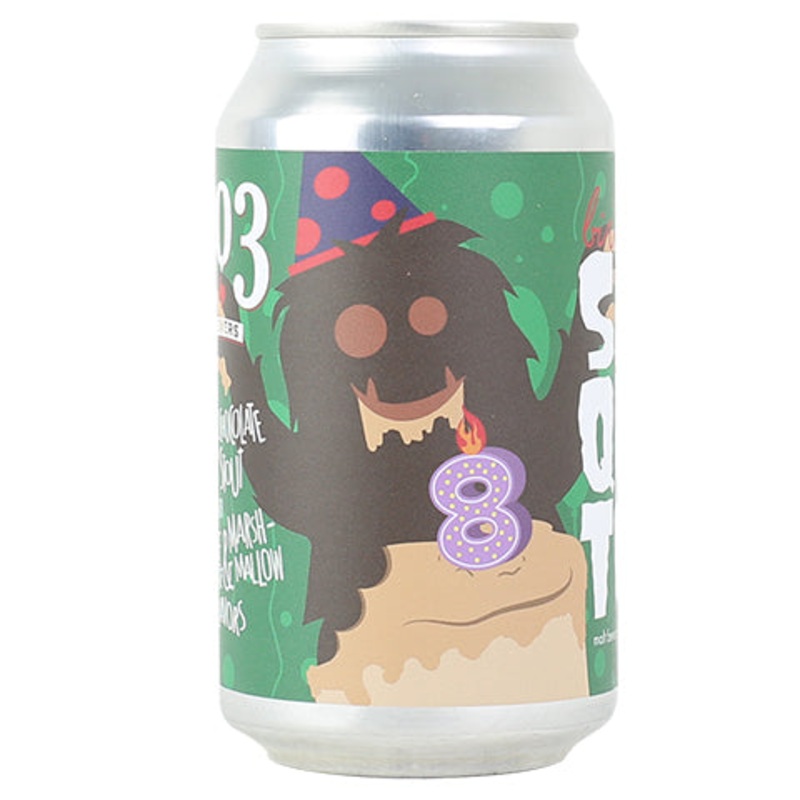 903 Brewers Birthday Sasquatch Stout 12OZ SINGLE CAN