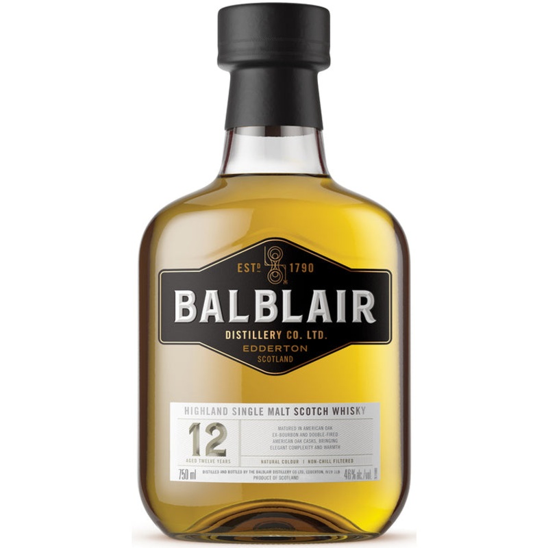 BALBLAIR SINGLE MALT SCOTCH 12 YR 92 750ML 750ML