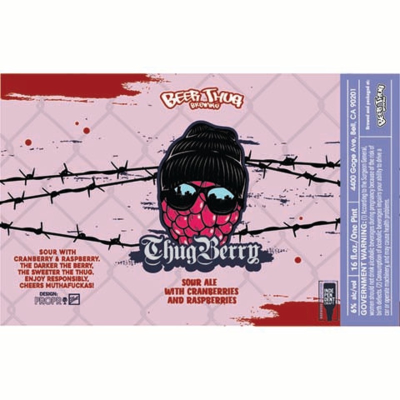 Beer Thug Thug Berry Sour 16OZ SINGLE CAN
