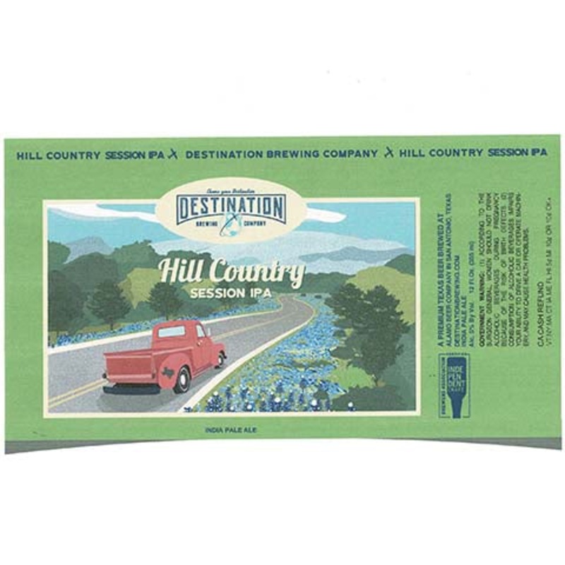 Destination Hill Country Session IPA 16OZ SINGLE CAN