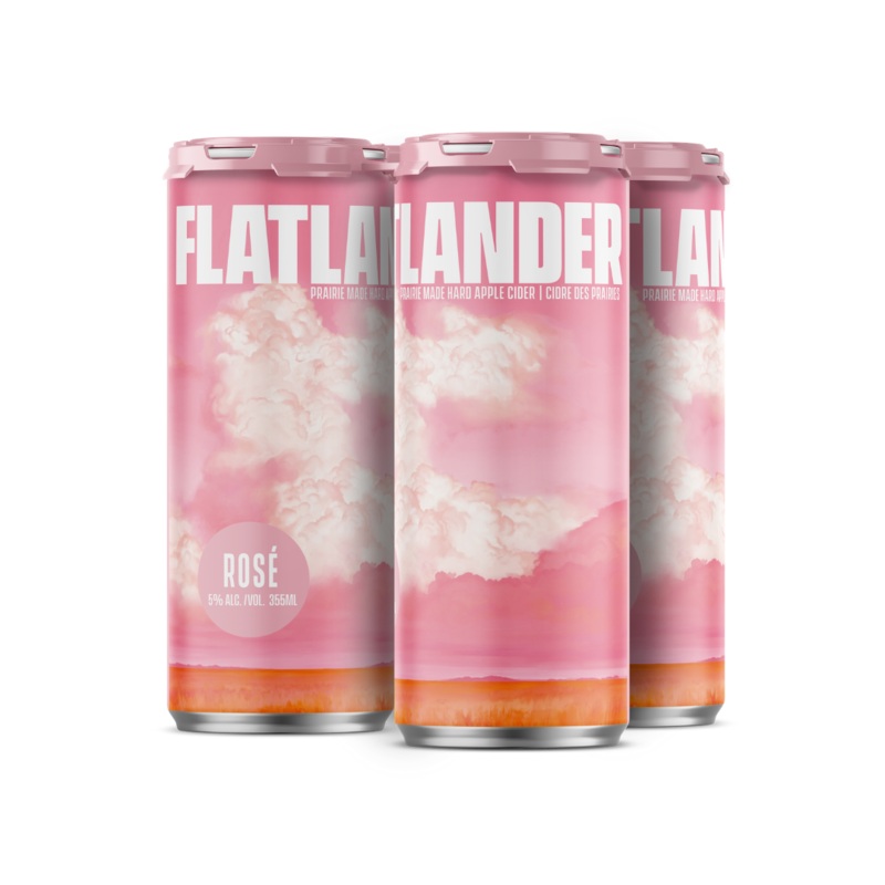 FLATLANDER ROSE 355ML 4-PACK