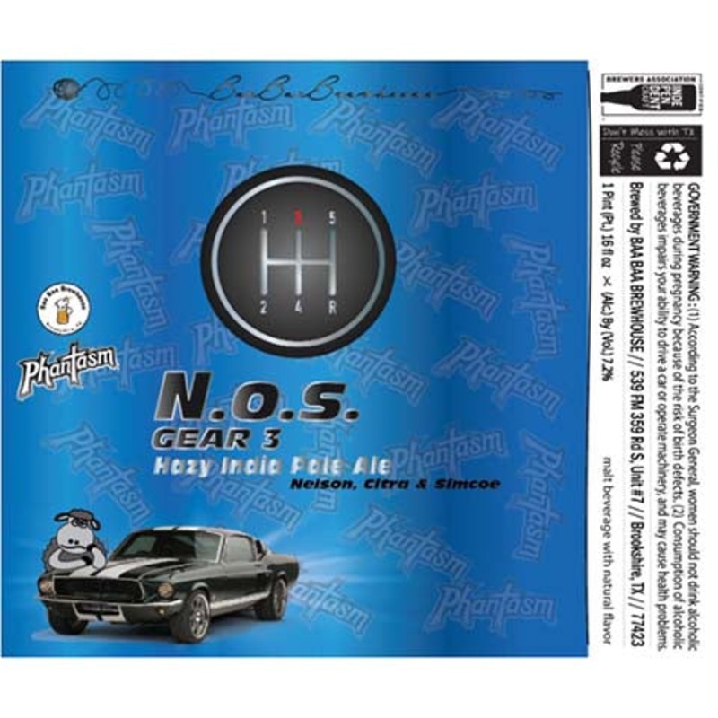 N.O.S Gear 3 Hazy IPA 16OZ SINGLE CAN