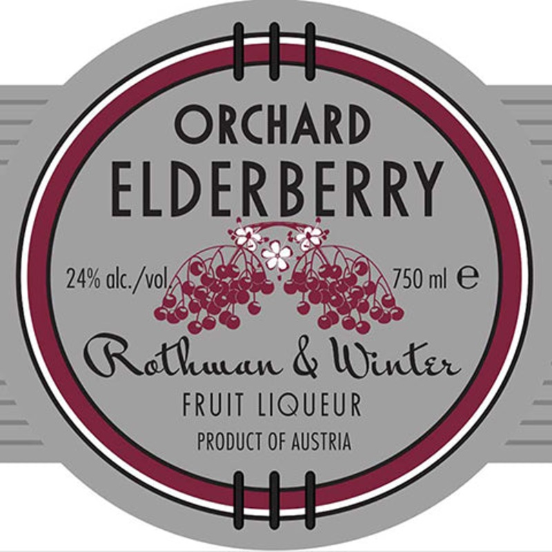 Rothman & Winter Orchard Elderberry Fruit Liqueur 750ML BTL