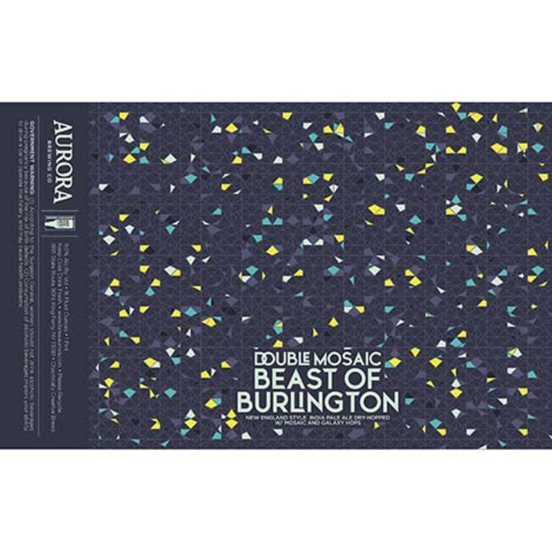 Aurora Comet Double Mosaic Beast Of Burlington New England IPA 16OZ SINGLE CAN