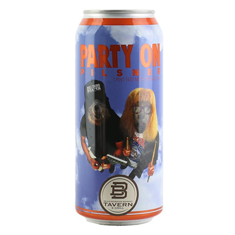 Belching Beaver Tavern Party On Pilsner 16OZ SINGLE CAN