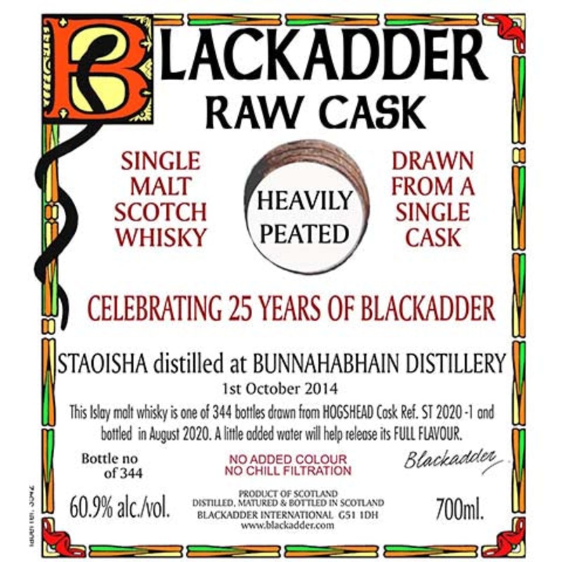 Blackadder Staoisha Malt Whisky 700ML BTL