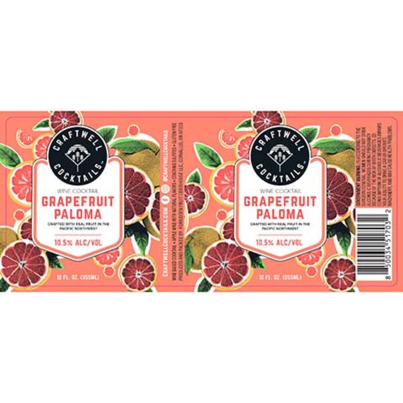 Craftwell Grapefruit Paloma 12OZ SINGLE CAN