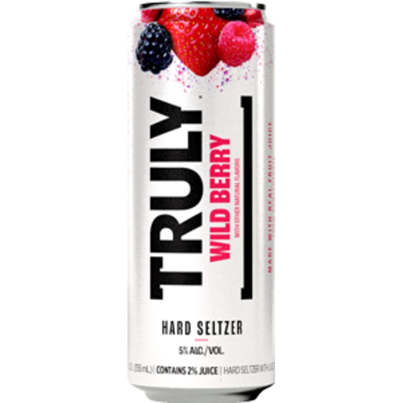 TRULY Hard Seltzer Wild Berry (24 – 12oz Cans, 6 Pack) 24 – 12oz Cans, 6 Pack