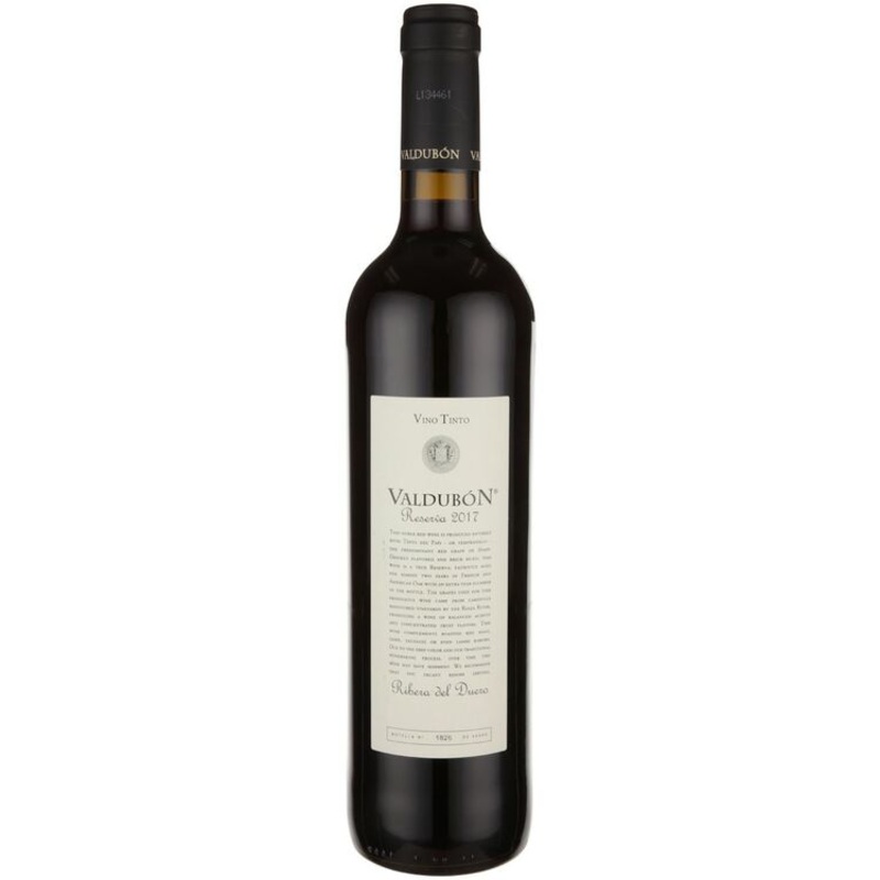 VALDUBON RIBERA DEL DUERO RESERVA 2017 750ML 750ML