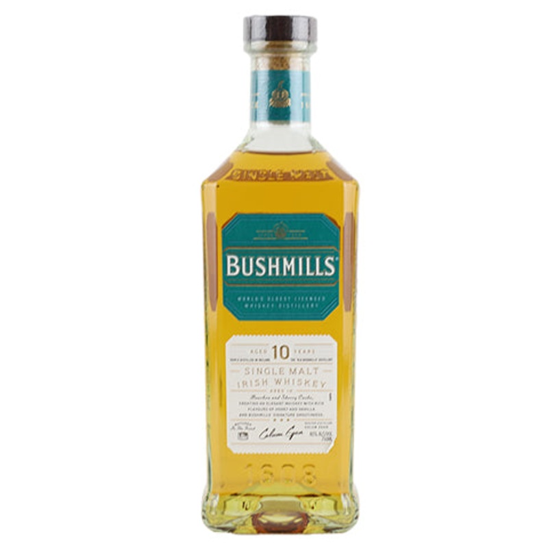 Bushmills 10 Year Old Single Malt Irish Whiskey 750ML BTL