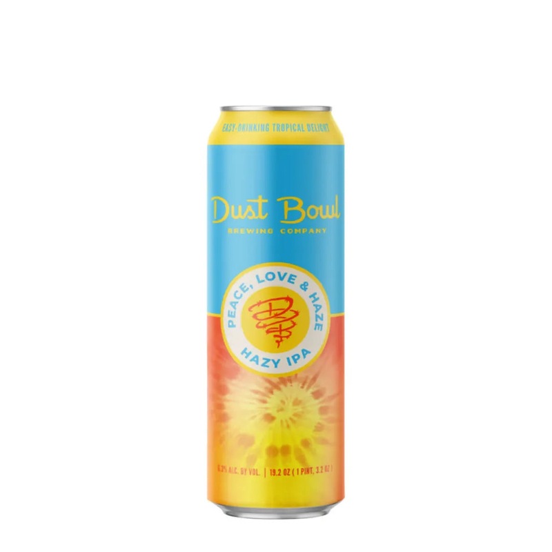 Dust Bowl Brewing Company Peace, Love, & Haze IPA 19.2 fl oz Single Can