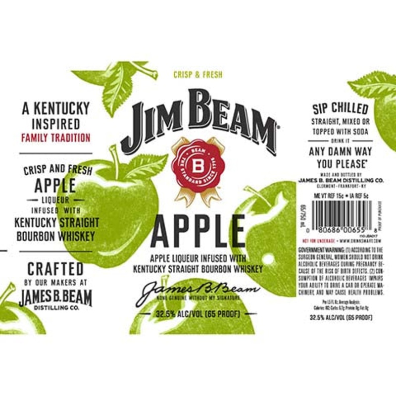 Jim Beam Apple Liqueur 750ML BTL