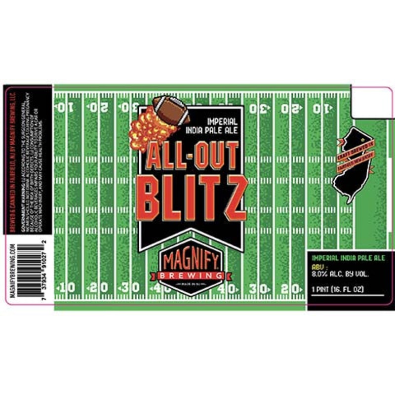 Magnify All-Out Blitz Imperial IPA 16OZ SINGLE CAN