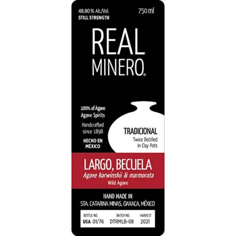 Real Minero Largo Becuela 750ML BTL