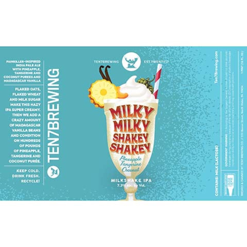 Ten7 Milky Milky Shakey Shakey Milkshake IPA 16OZ SINGLE CAN