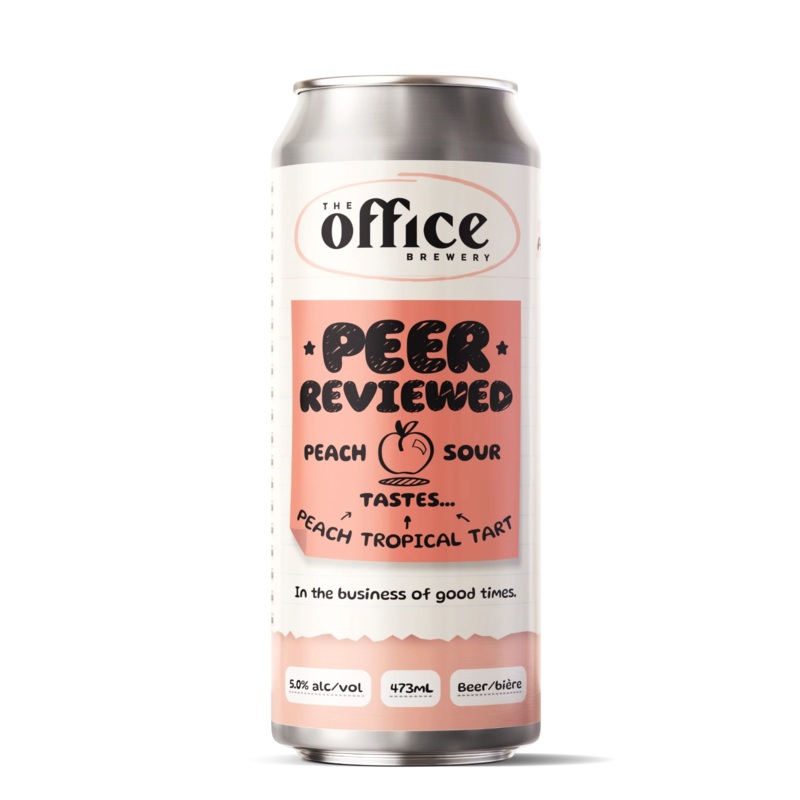 THE OFFICE PEER REVIEWED PEACH SOUR 473ML CAN @ Kelowna [1055090] 473 ml