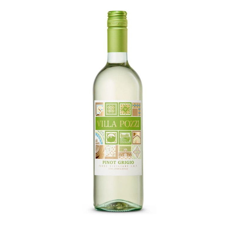 VILLA POZZI PINOT GRIGIO TERRE SICILIANE 750ML 750ML