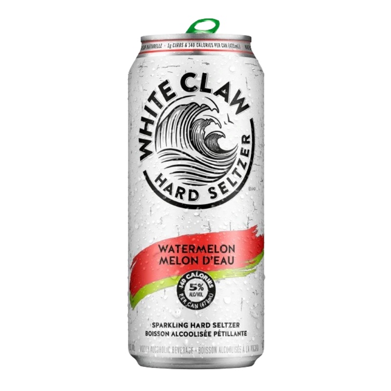 WHITE CLAW HARD SELTZER WATERMELON 473ML CAN @ Deerfoot City [1029998] 473 ml